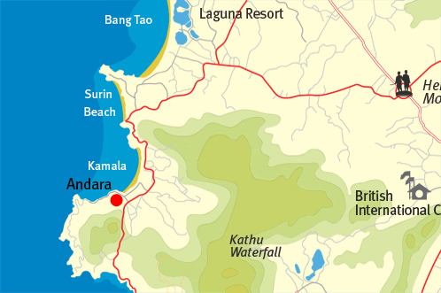 Andara Phuket Map Local