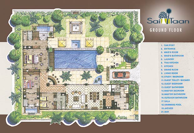 Sai Taan Ground Floor Plan