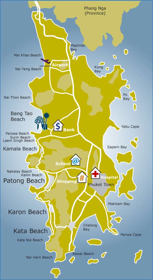 Phuket Map